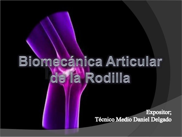 biomecanica de la rodilla